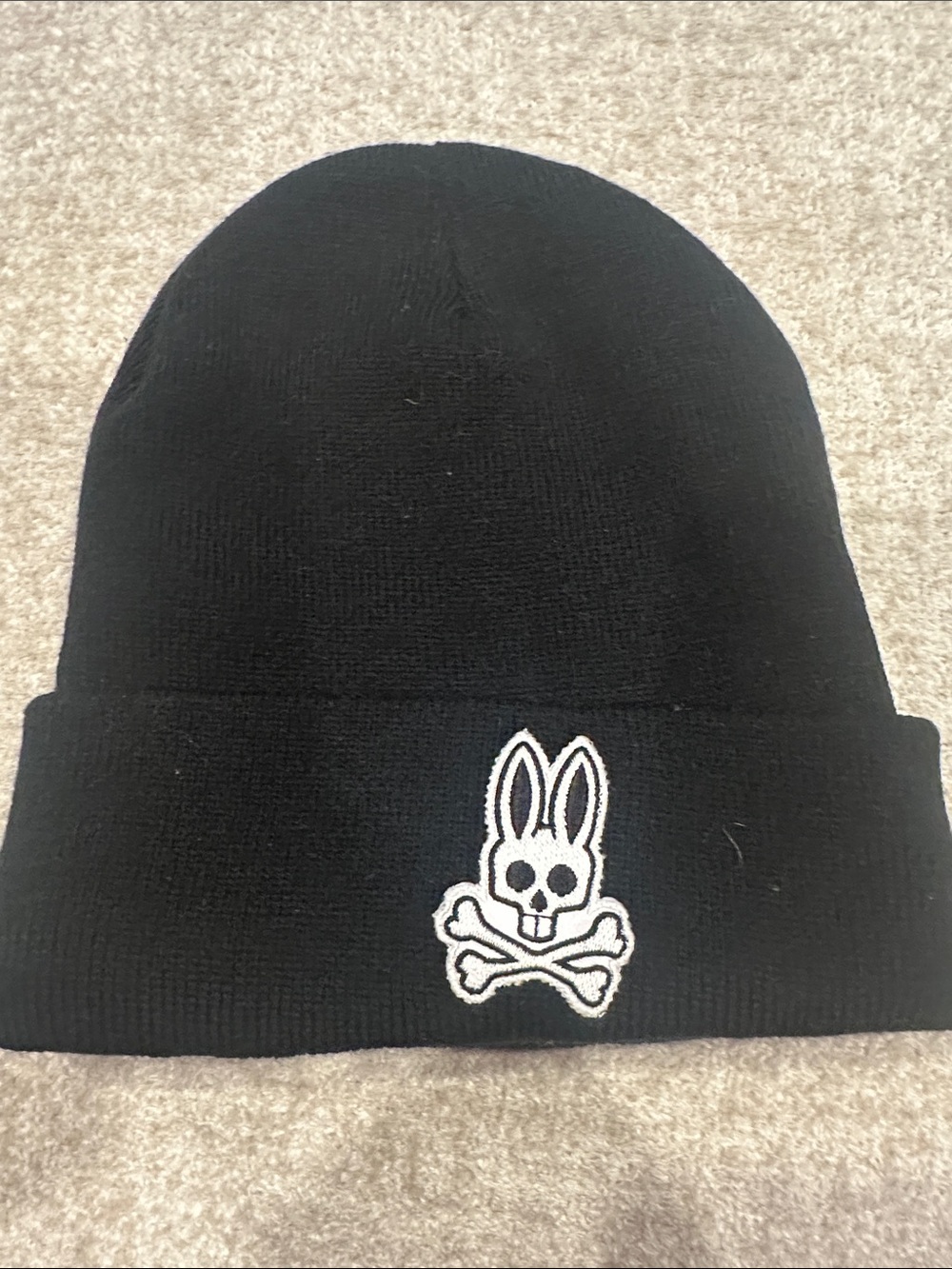 NWOT Black Bunny Skull Beanie - Kids Accessories